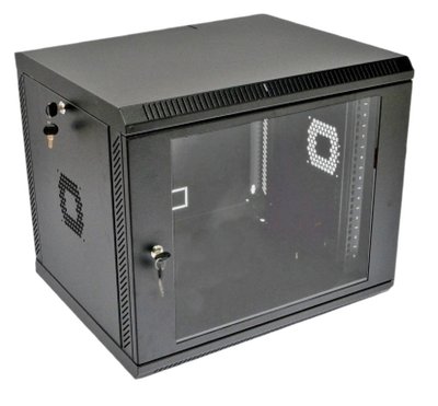 9U Шкаф 19" , 600х600х507 мм (Ш*Г*В), акриловое стекло, черный 26496 фото